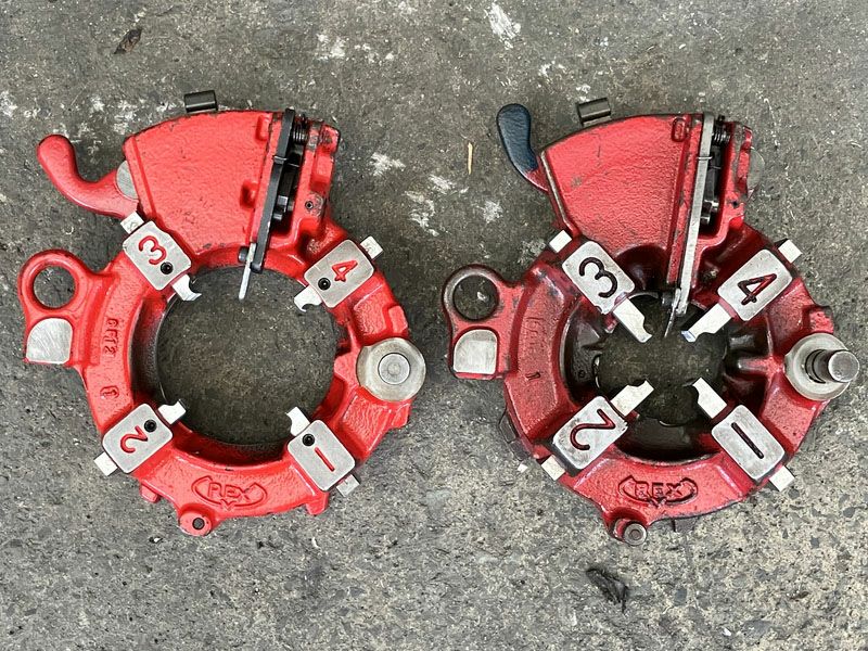 分解整備済】REX/レッキス 3インチ パイプマシン 90A3 / 80A ねじ切り