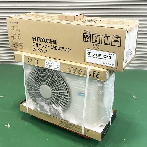 ☆GE208 パッケージエアコン 日立 RPK-GP80K3 3馬力　2021年 日立 パッケージエアコン 壁掛け型 3馬力 RPK-GP80K3/RAS