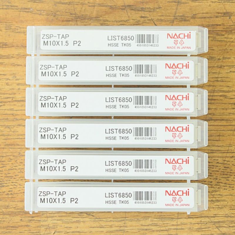 6本☆NACHI/不二越 ZSP-TAP M10X1.5 スパイラルタップ HyperZ | 機械
