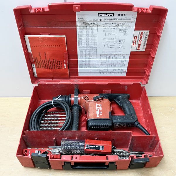 HILTI/ヒルティ コード式ハンマードリル TE15-C | 機械工具の