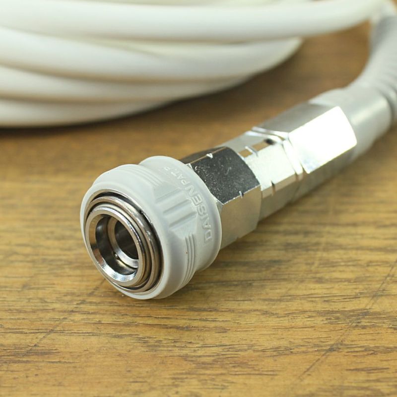 10m☆八興 NK-6 高圧エアホース φ6.0×φ10.0 白 | 機械工具のMugendou