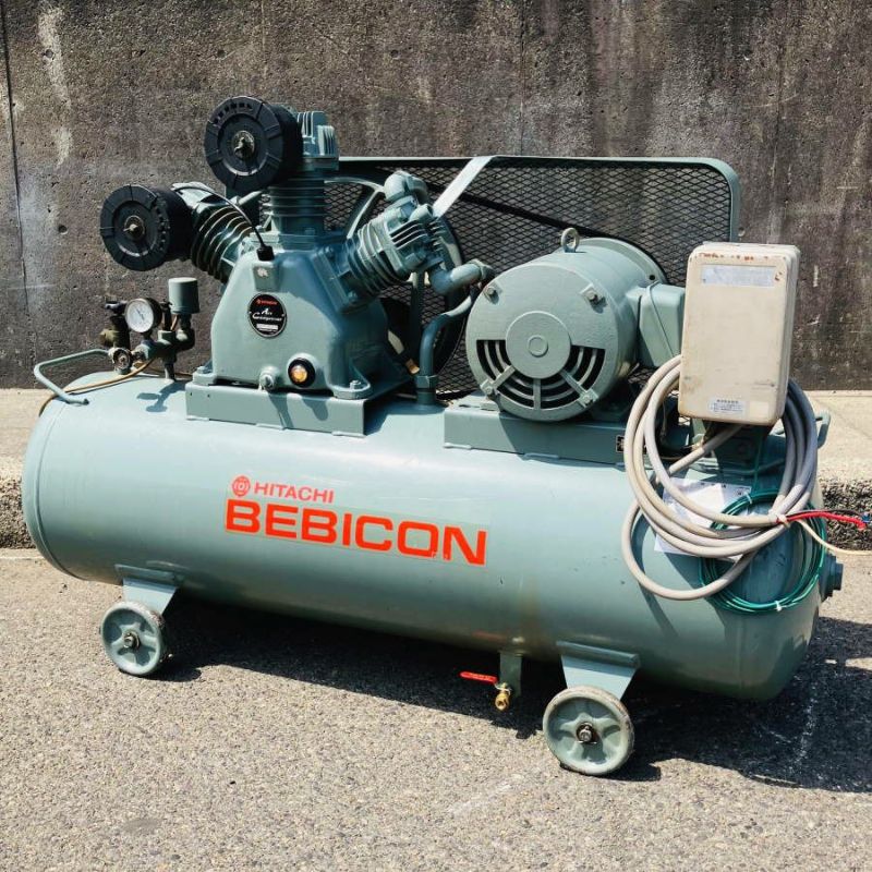 HITACHI/日立工機 7.5P-9.5V6 60Hz 10馬力/7.5kw 給油式 HITACHI/日立工機 7.5P-9.5V6 60Hz 10馬力/7.5kw 給油式