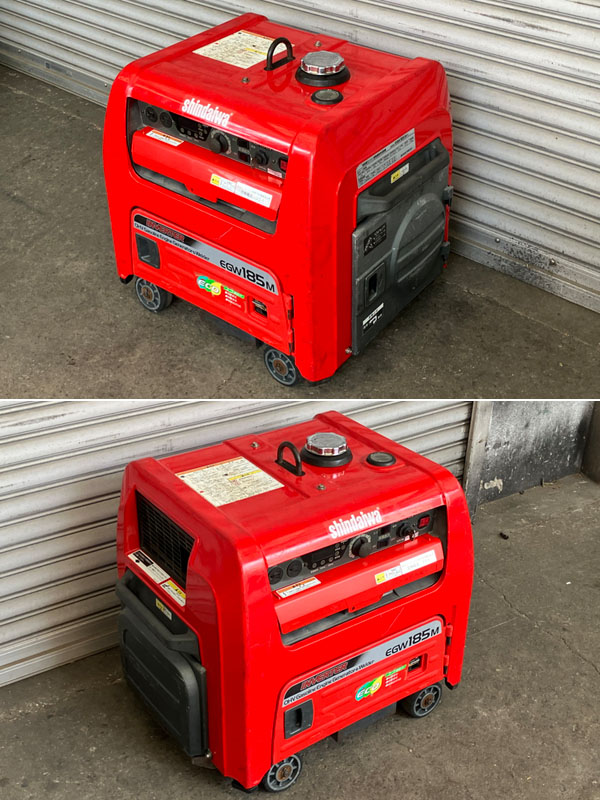 新ダイワ 185A 3.5kVA ガソリンエンジンウェルダー EGW185M-I 