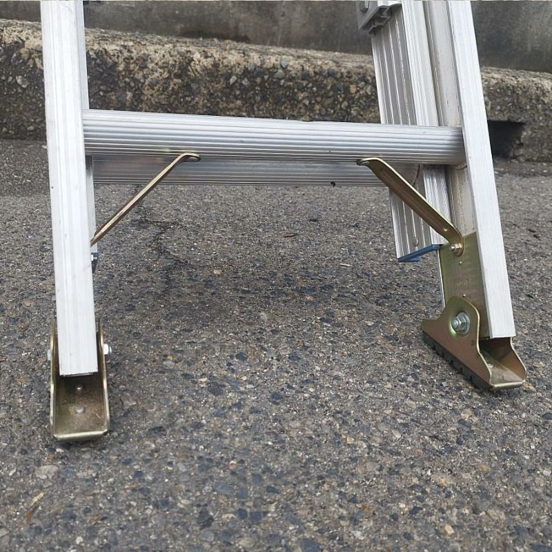 引取り限定商品］長谷川工業 HC2-71 アルミ製2連はしご 伸縮形はしご