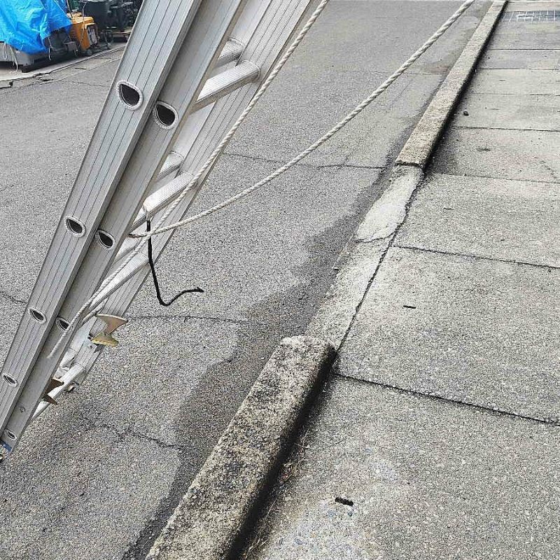 ◇長谷川工業 二連はしご HC2-71 全長7m17cm 縮長4m15cm アルミ合金