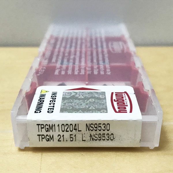 Tungaloy/タンガロイ TPGM110204L NS9530 30個 10個入/箱 切削用 Tungaloy/タンガロイ TPGM110204L NS9530 30個 10個入/箱 切削用
