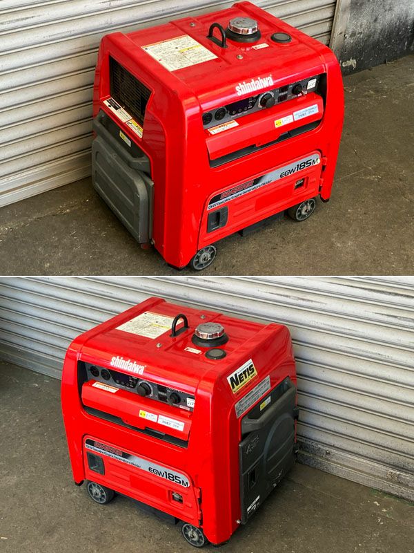 Shindaiwa やまびこ 防音型エンジン発電機兼溶接機 ウェルダー