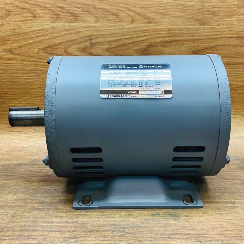 日立製 三相誘導モータ 1. 5KW EFOUP-K 4P 日立製 三相誘導モータ 1