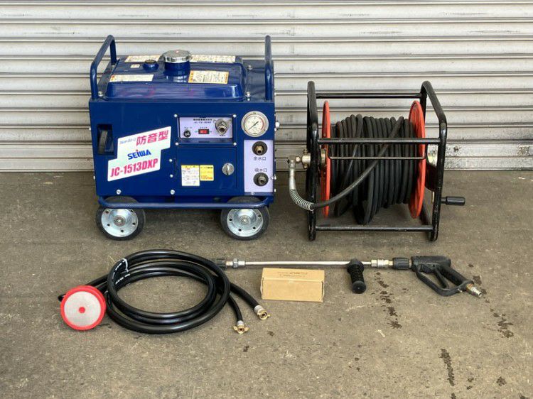 整備済】SEIWA/精和産業 14.7MPa 13L/min エンジン式高圧洗浄機