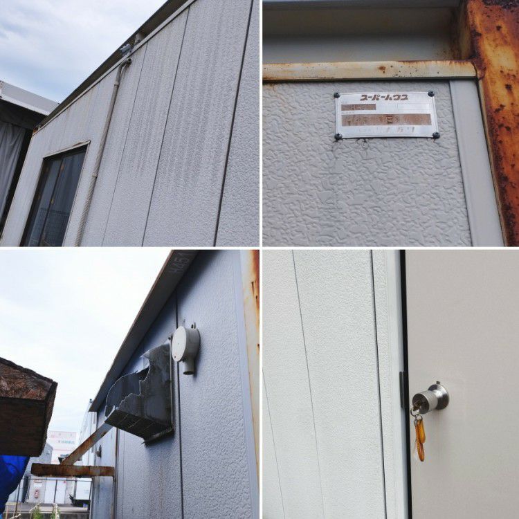 引取限定商品］ナガワ H-4 約4坪 ユニットハウス コンテナ プレハブ