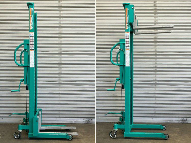 引取限定・大阪吹田】スギヤス 250kg トラバーリフト ST25H 手動早送り  