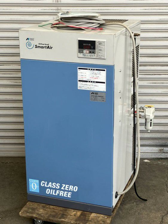 アネスト岩田 3.7kW 5馬力 オイルフリースクロール