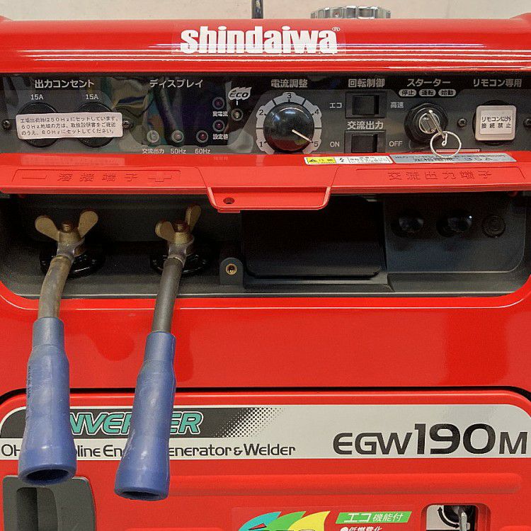 溶接機 新ダイワ EGW190M-I ウエルダー 2.0～4.0mm 防音型 インバータ 