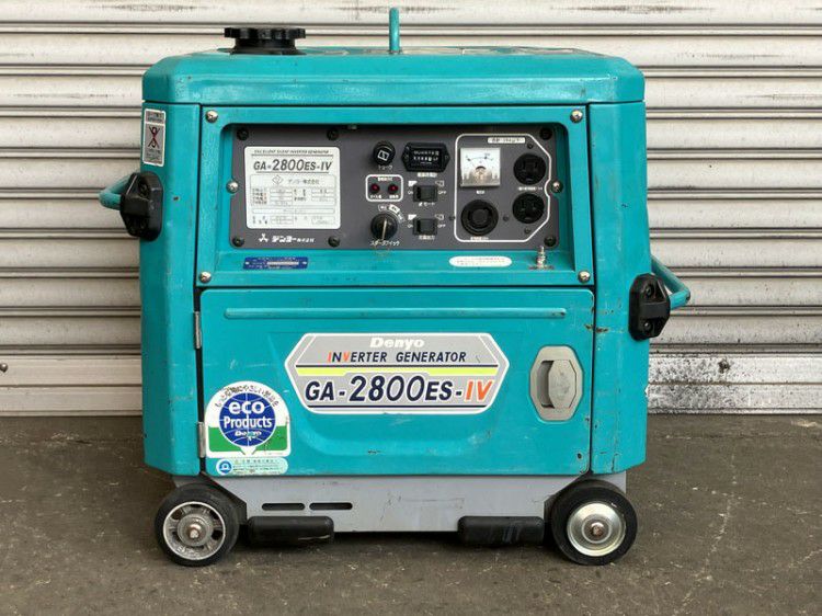 DENYO/デンヨー 2.8kVA インバーター発電機 GA-2800ES-IV セルスタート