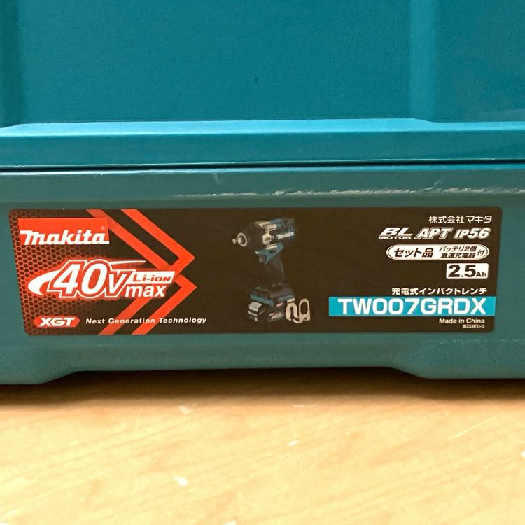 Makita/マキタ TW007GRDX 充電式インパクトレンチ 40Vmax2.5Ah