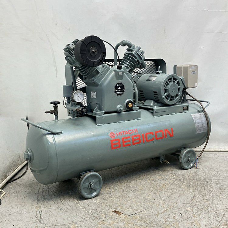 HITACHI/日立産機 3.7P-9.5V6 3.7kW/5馬力 給油式レシプロ