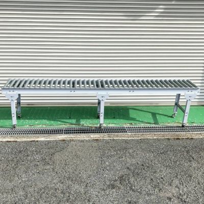 okura/オークラ輸送機 ローラーコンベア 3000mm 直線 キャスター 脚