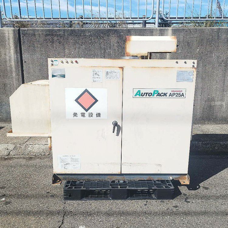 発送は要相談］YANMAR/ヤンマー AP25A 25kVA 非常用発電機 2004年製