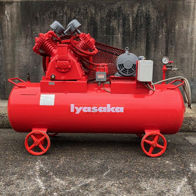 イヤサカ/富士コンプレッサー OW-35 5馬力/3.7kW 中圧コンプレッサー