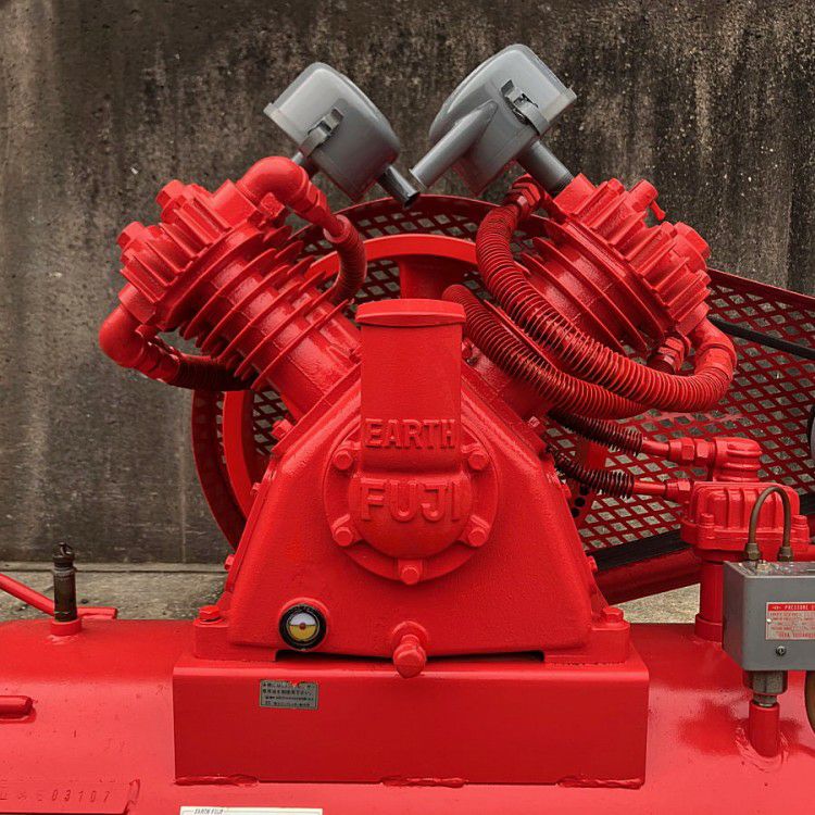 イヤサカ/富士コンプレッサー OW-35 5馬力/3.7kW 中圧コンプレッサー