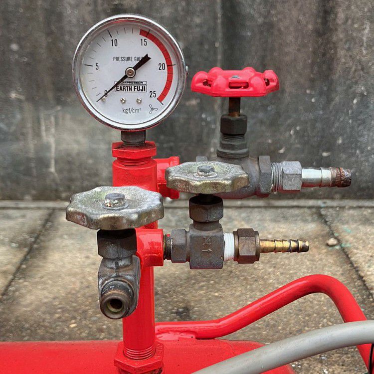 イヤサカ/富士コンプレッサー OW-35 5馬力/3.7kW 中圧コンプレッサー