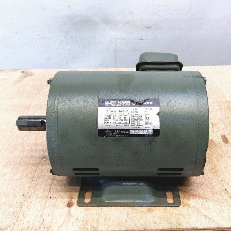 HITACHI/日立産機 EFOUP-K 2馬力/ 1.5kw 4P 三相モートル 防滴保護型