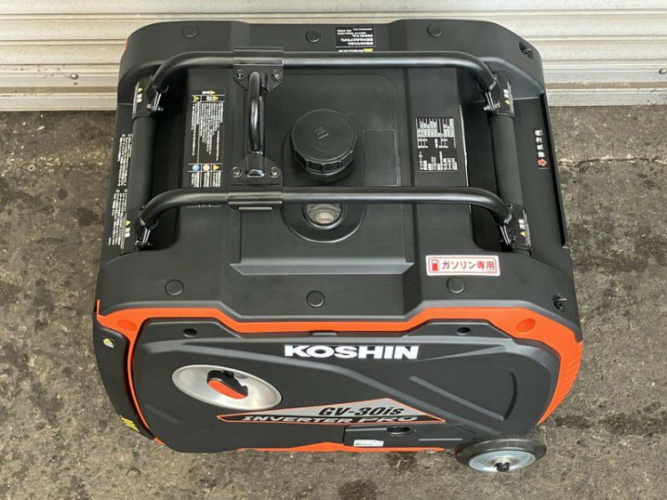ゴクウ専用 KOSHIN/工進 3.0kVA インバーター発電機 GV-30is スローダウン有り