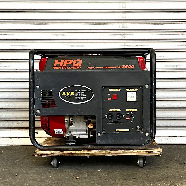 WAKITA/ワキタ 2.5kVA ガソリンエンジン発電機 HPG2500-6 60Hz専用