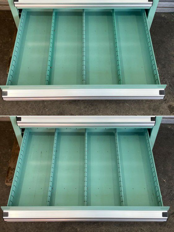 古いキャビネット PROTO/プロト 7段 引出し 鍵付き ロールキャビネット ツール