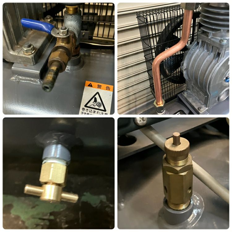 アネスト岩田 TFP15CF-10 1.5kW 2馬力 レシプロコンプレッサー オイル