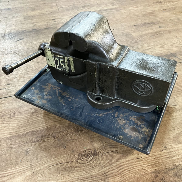 ERON No125 万力 ナベヤ 中古品 YK) ERON／ナベヤ 万力 JISバイスA型 