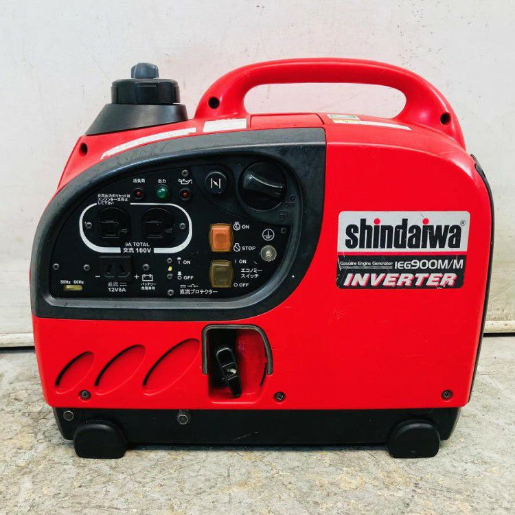 Shindaiwa/新ダイワ/やまびこ iEG900M-Y 0.9kVA インバータ発電機